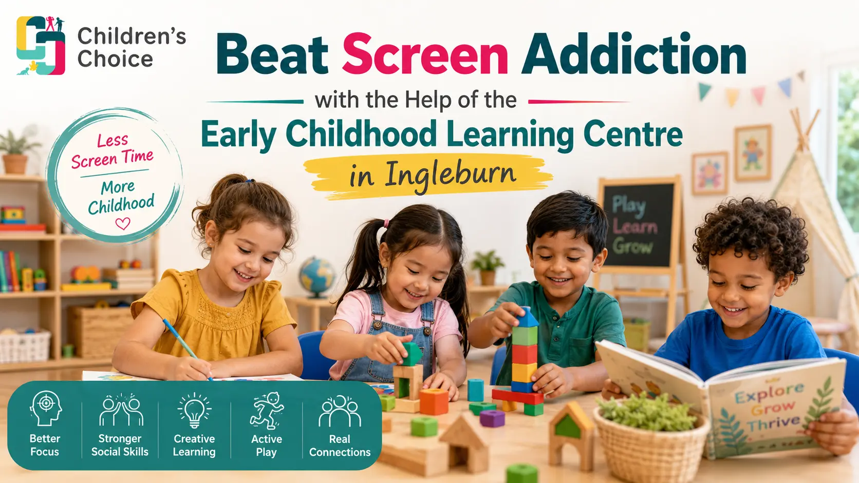 Beat Screen Addiction with the Help of the Early Childhood Learning Centre in Ingleburn
