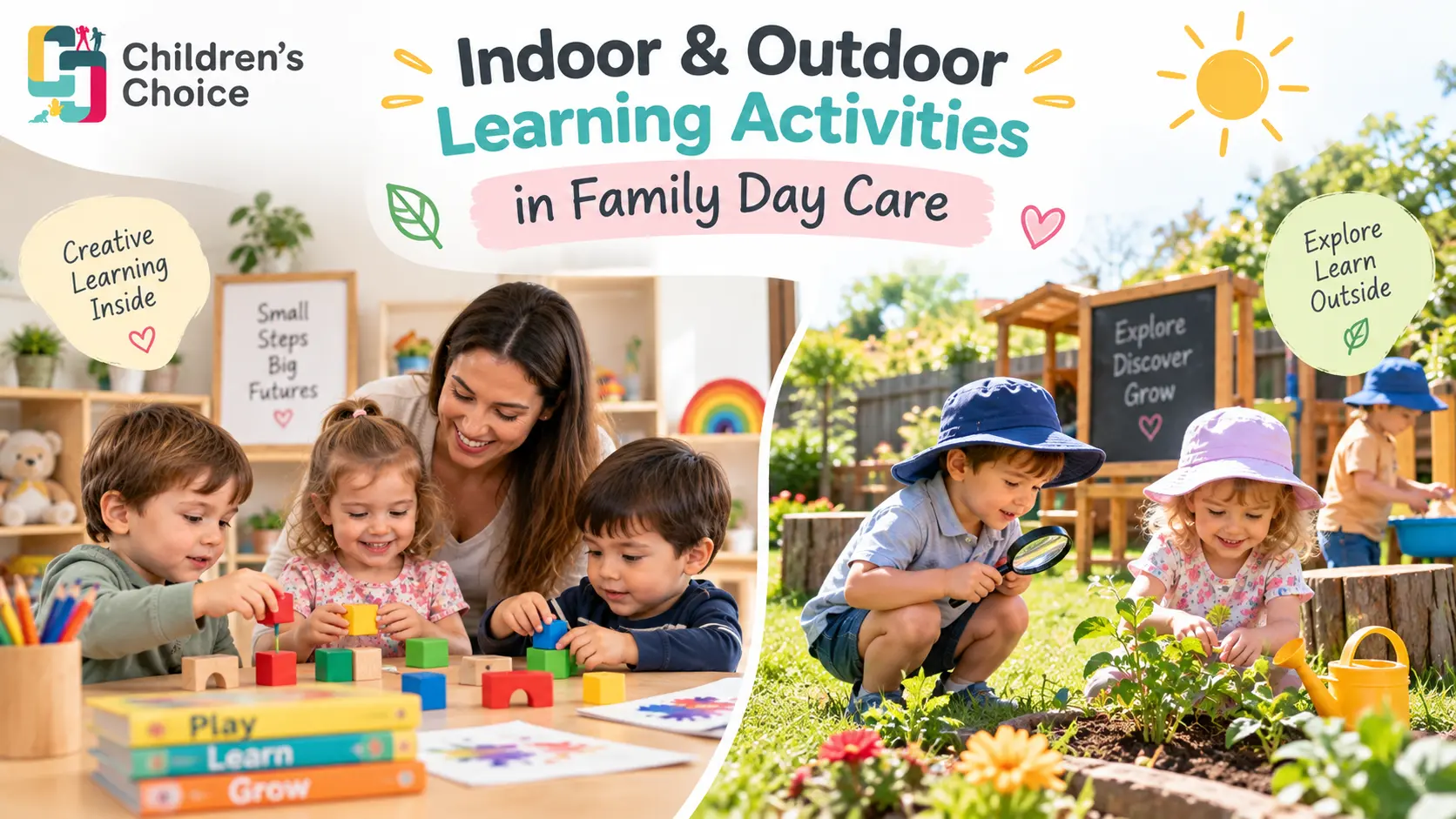 Indoor & Outdoor Learning Activities in Family Day Care